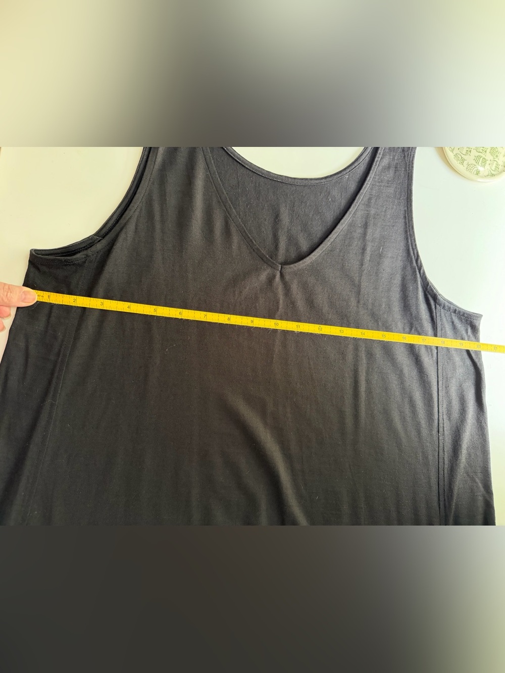 wool& Black Reversible Sleeveless Dress - Picture 5 of 8